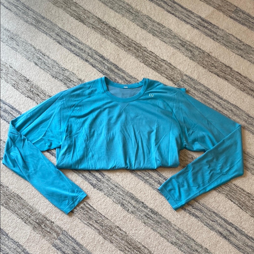 Men’s large light blue long sleeve shirt